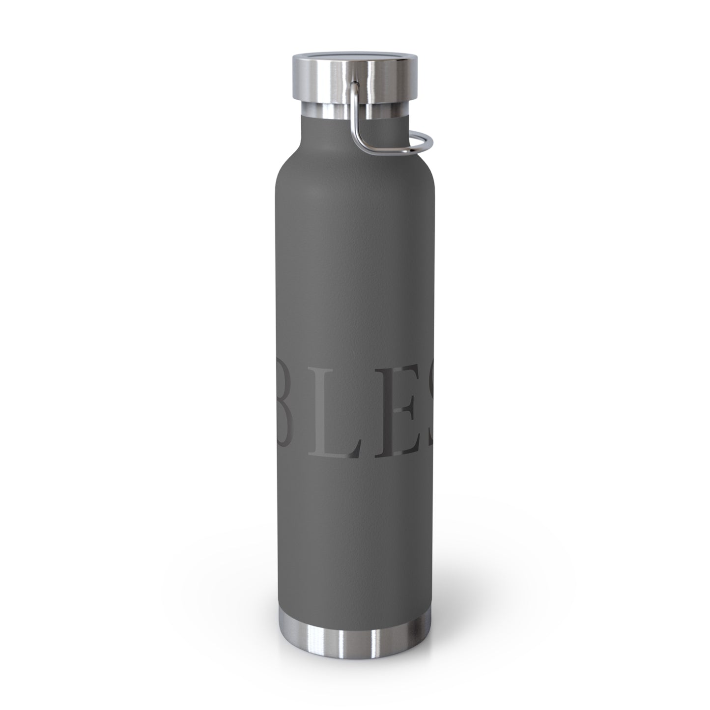 Elegant Copper Insulated Water Bottle - 22oz, Stylish Drinkware, Eco-Friendly Gift, Motivational Quotes, Perfect for Travel, Gym, Yoga