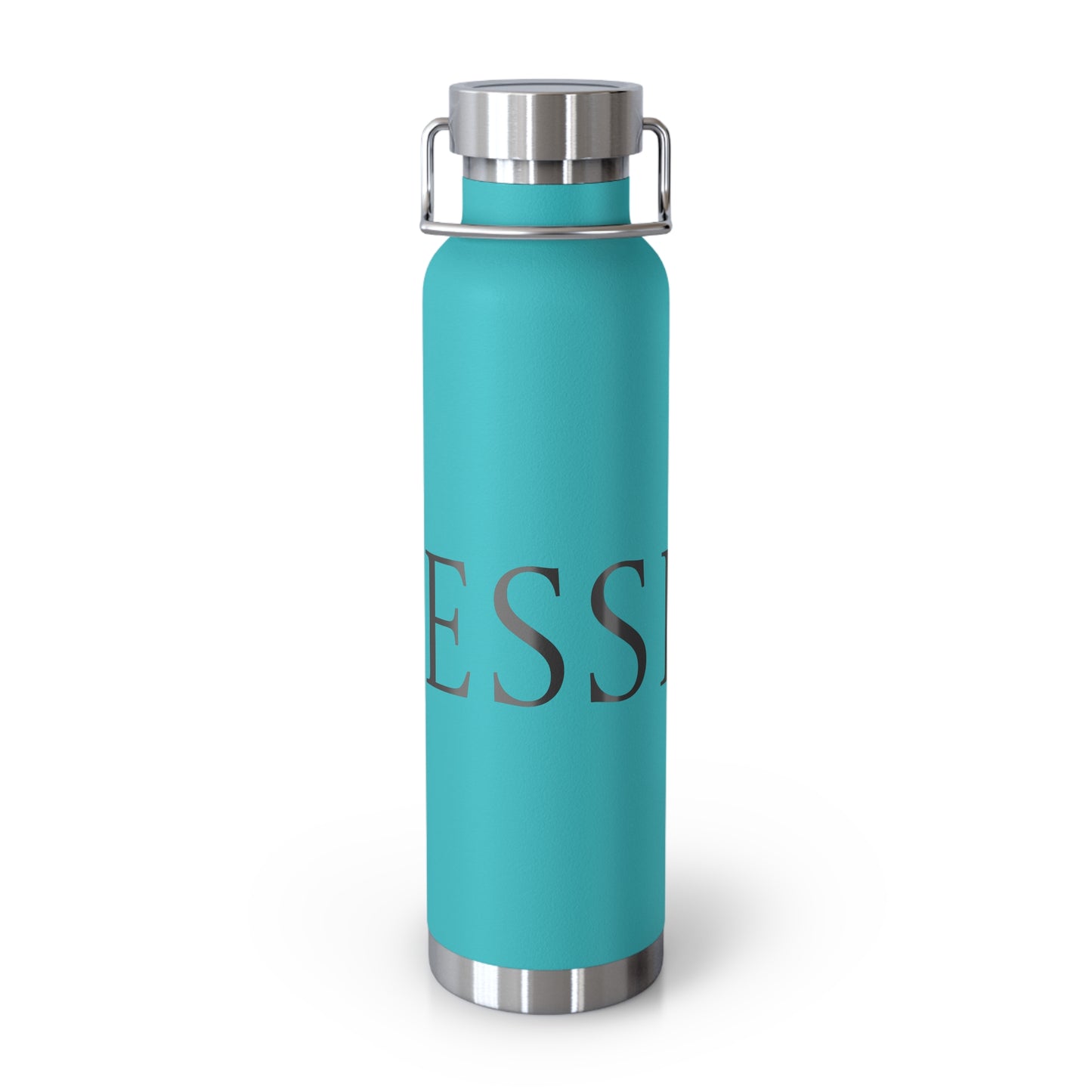 Elegant Copper Insulated Water Bottle - 22oz, Stylish Drinkware, Eco-Friendly Gift, Motivational Quotes, Perfect for Travel, Gym, Yoga