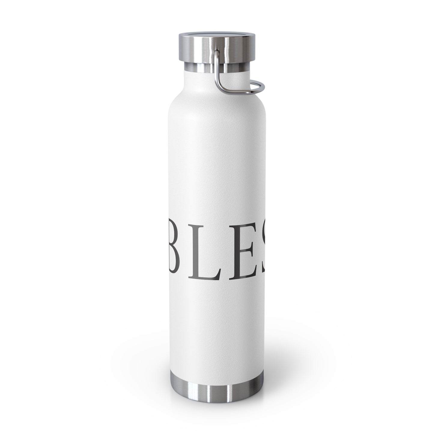Elegant Copper Insulated Water Bottle - 22oz, Stylish Drinkware, Eco-Friendly Gift, Motivational Quotes, Perfect for Travel, Gym, Yoga