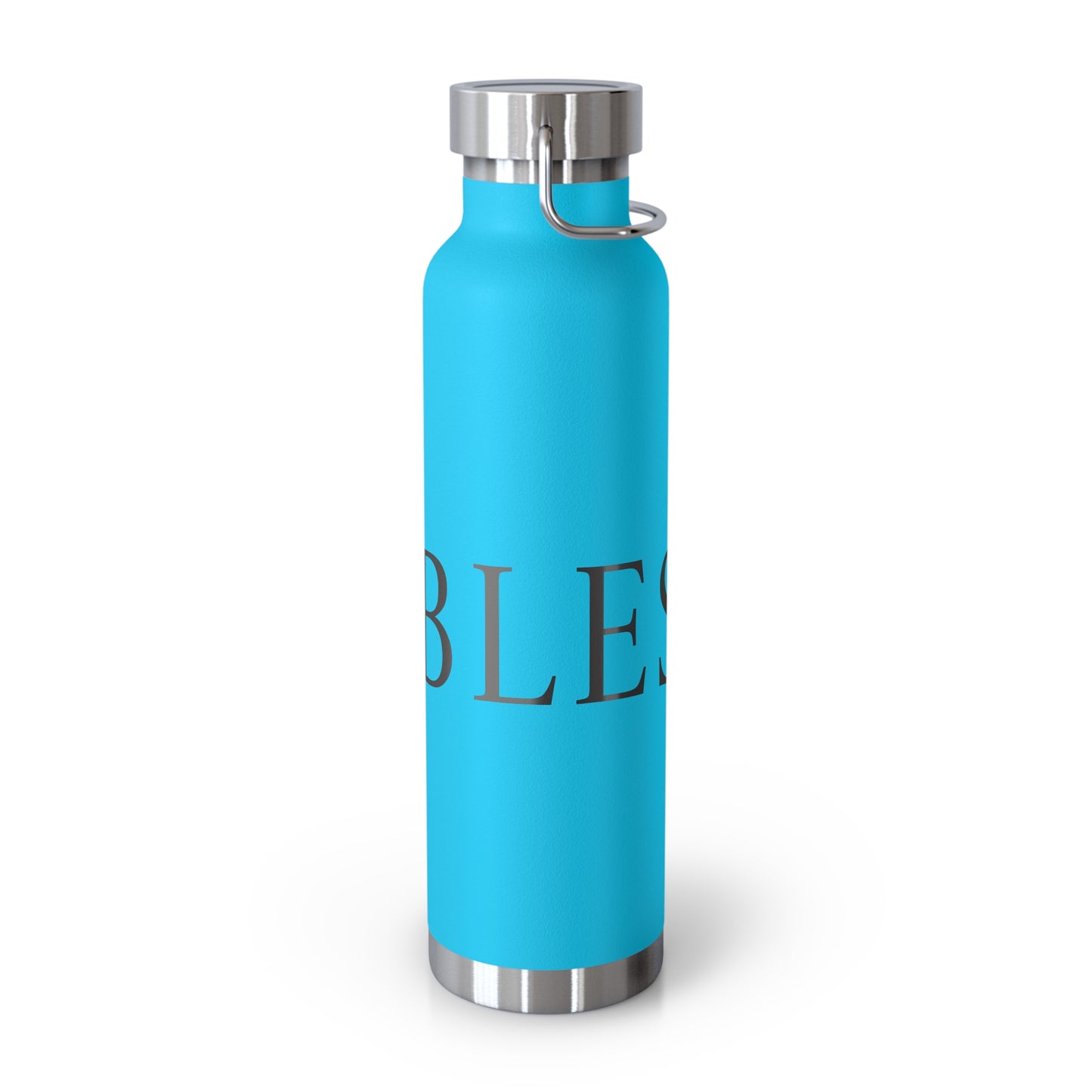 Elegant Copper Insulated Water Bottle - 22oz, Stylish Drinkware, Eco-Friendly Gift, Motivational Quotes, Perfect for Travel, Gym, Yoga