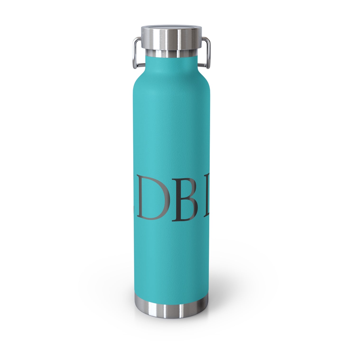 Elegant Copper Insulated Water Bottle - 22oz, Stylish Drinkware, Eco-Friendly Gift, Motivational Quotes, Perfect for Travel, Gym, Yoga