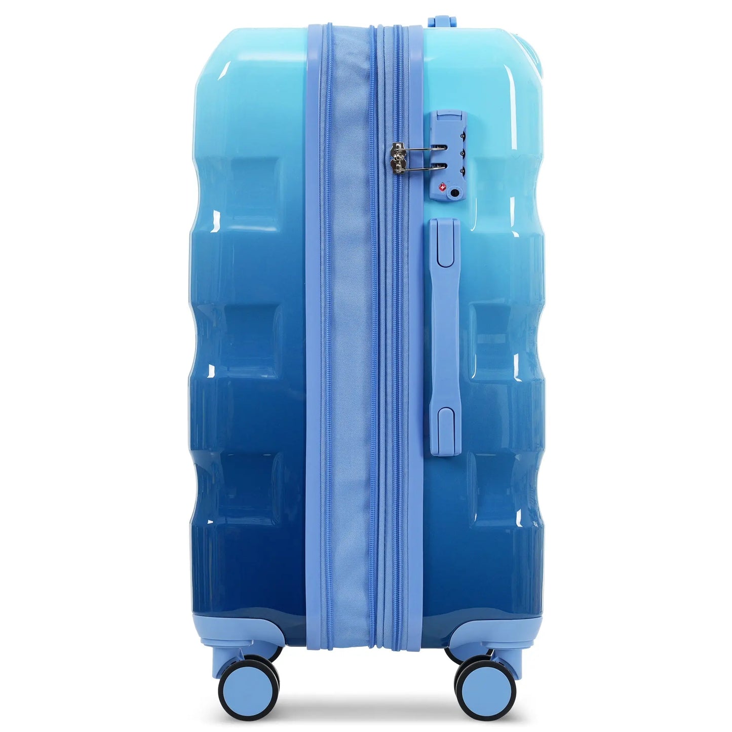 Luggage Set 3 Piece – Hardshell Suitcases with Spinner Wheels and TSA Sangria Beech