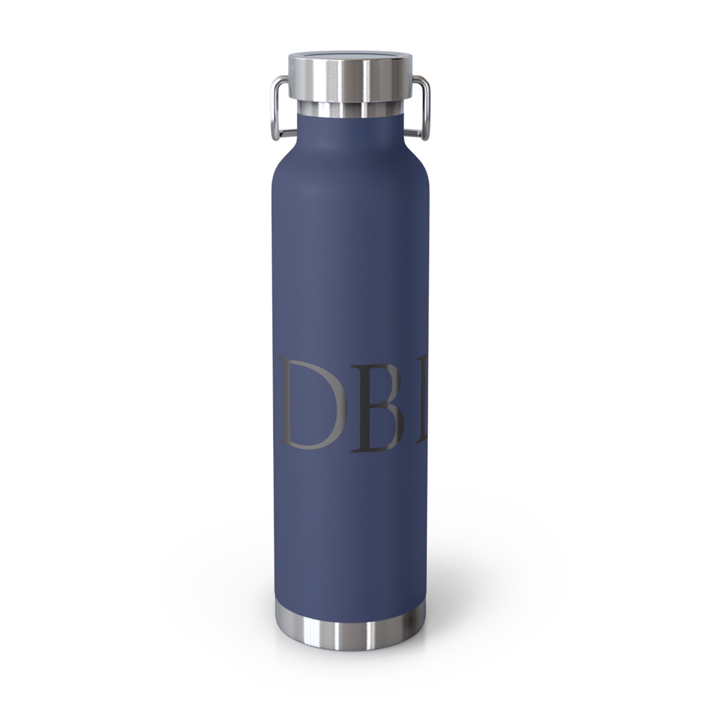 Elegant Copper Insulated Water Bottle - 22oz, Stylish Drinkware, Eco-Friendly Gift, Motivational Quotes, Perfect for Travel, Gym, Yoga