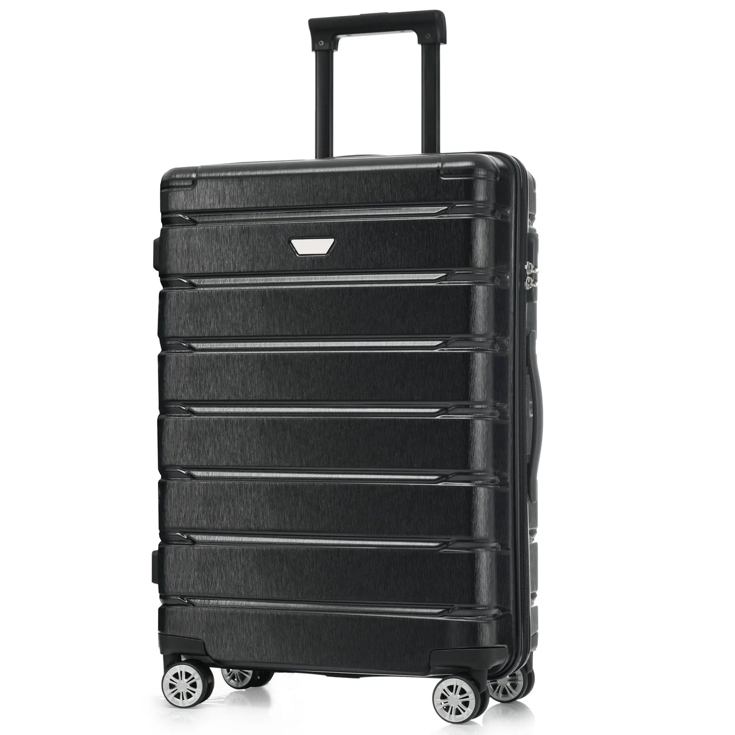 Hardshell Luggage Set 3 Piece, Durable ABS+PC Travel Suitcase with