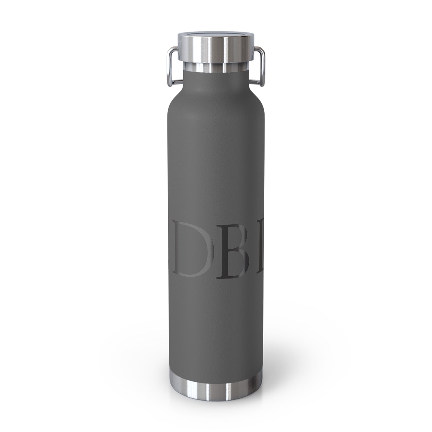 Elegant Copper Insulated Water Bottle - 22oz, Stylish Drinkware, Eco-Friendly Gift, Motivational Quotes, Perfect for Travel, Gym, Yoga