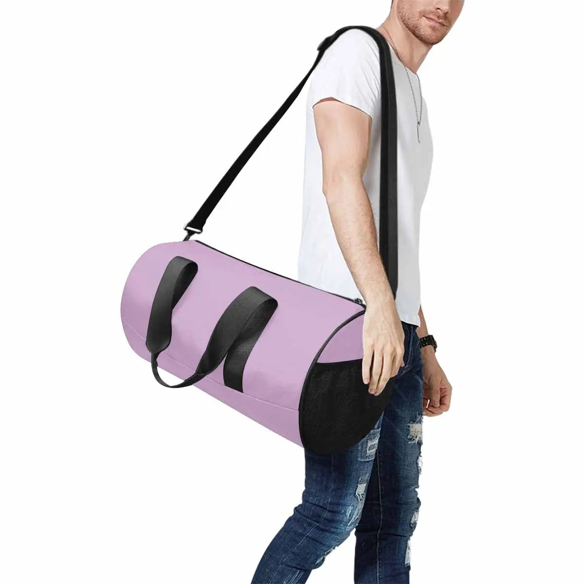 Travel Duffel Bag - Lilac Purple - Carry Grey Coco
