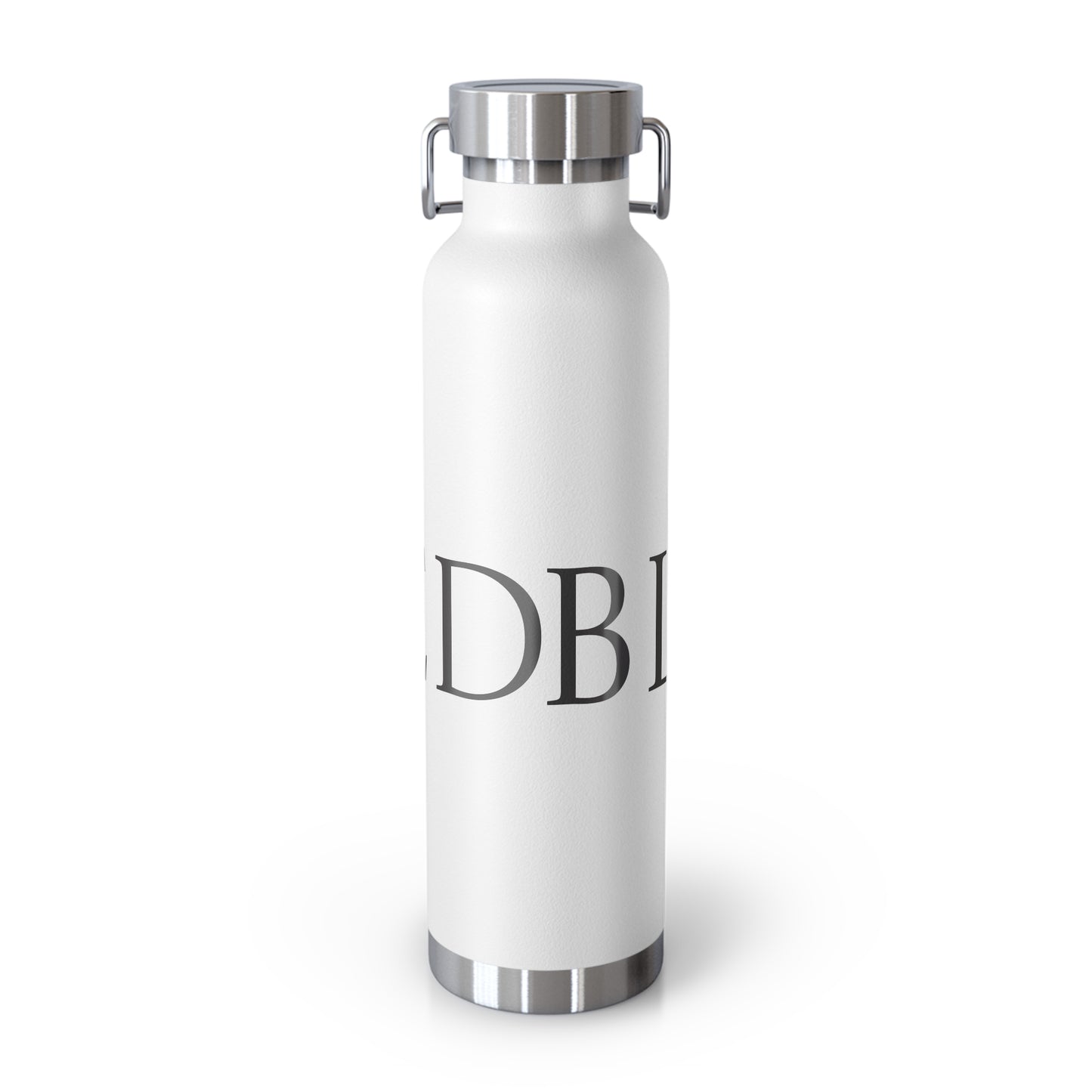 Elegant Copper Insulated Water Bottle - 22oz, Stylish Drinkware, Eco-Friendly Gift, Motivational Quotes, Perfect for Travel, Gym, Yoga