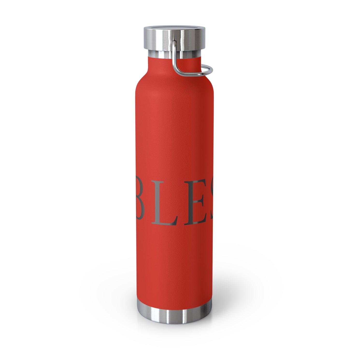 Elegant Copper Insulated Water Bottle - 22oz, Stylish Drinkware, Eco-Friendly Gift, Motivational Quotes, Perfect for Travel, Gym, Yoga