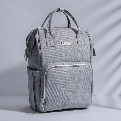 Quilted Diaper Baby Backpack Maroon Chronos