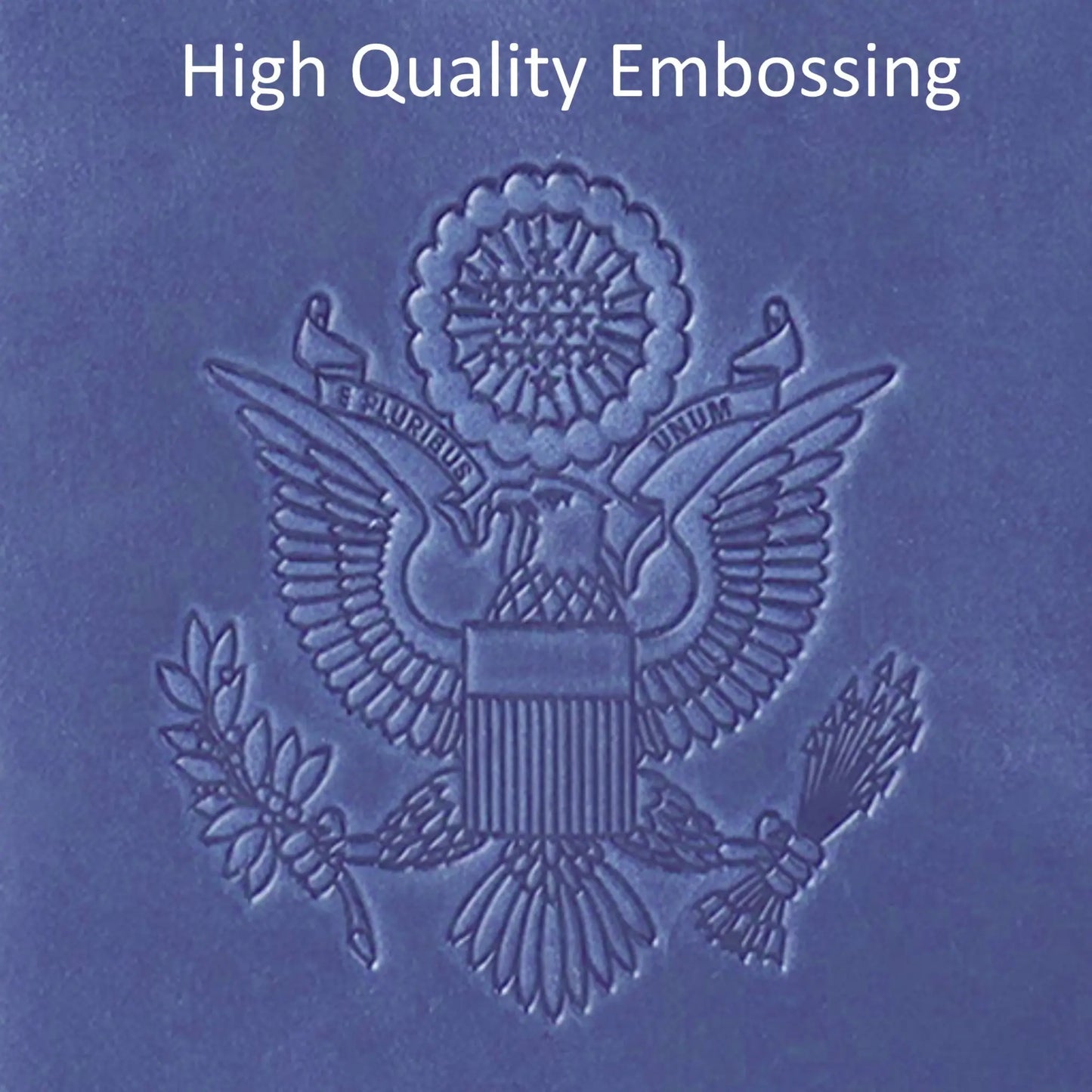 Ciana Vaccine Card and Passport Holder Cerulean Grapevine