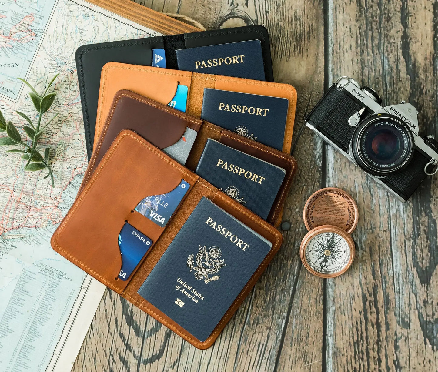 Passport Covers Olive Iolaus