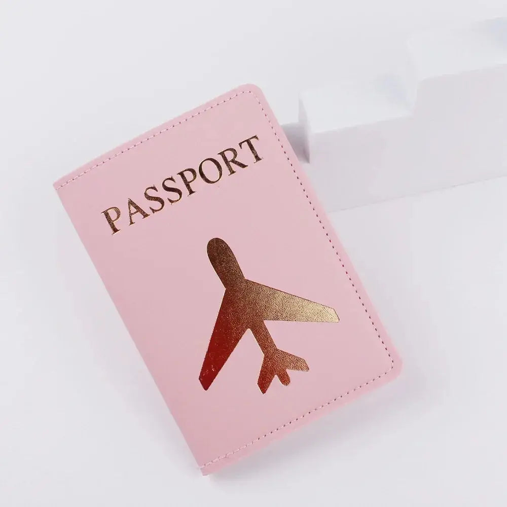 Airplane Icon Passport Bulgaria Travel Passport Holder PU Leather Card Holder Wallet Document Organizer Case Men Women TravelTimesAwait