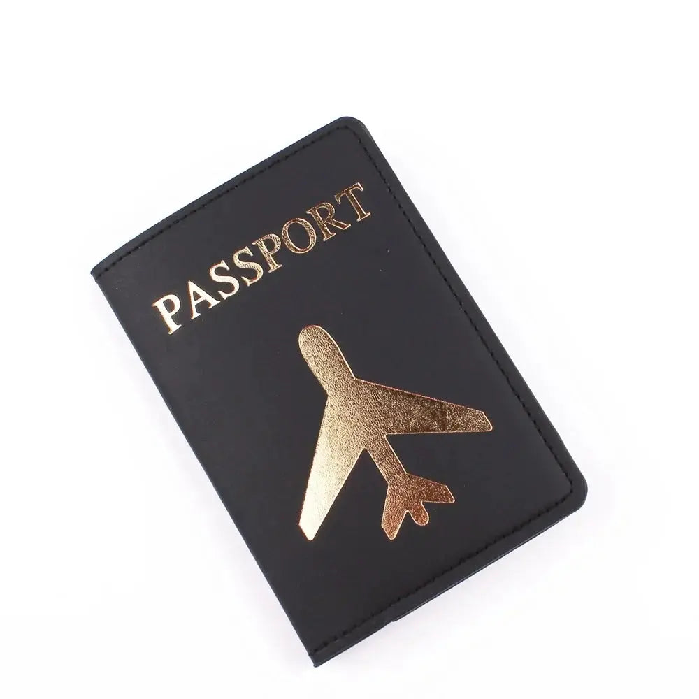 Airplane Icon Passport Bulgaria Travel Passport Holder PU Leather Card Holder Wallet Document Organizer Case Men Women TravelTimesAwait