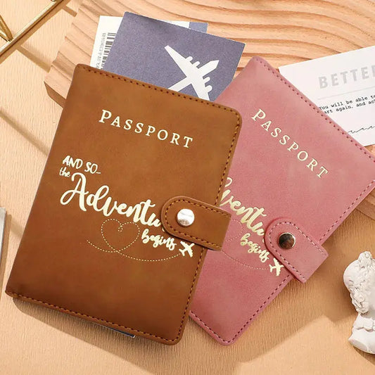 Passport Holder for Travel Personalized Passport Cover Wallet Case for Travel Accessories Passport Book Holders for Women/Men TravelTimesAwait