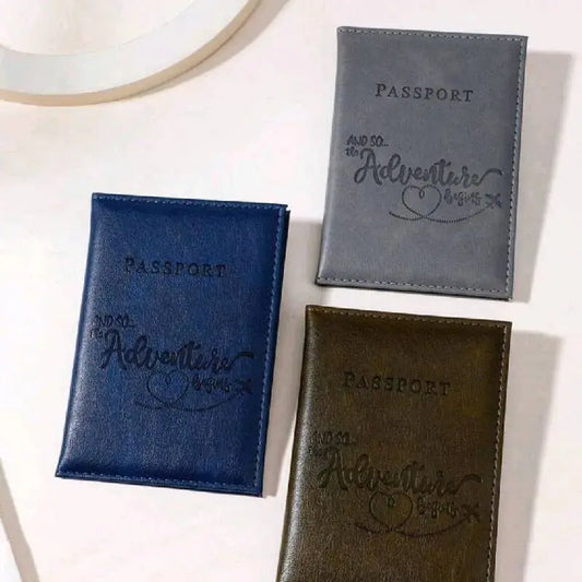 Passport Holder Wallet Cover Travel Essentials Pu Leather Card Case International Travel Accessories for Women/Men TravelTimesAwait