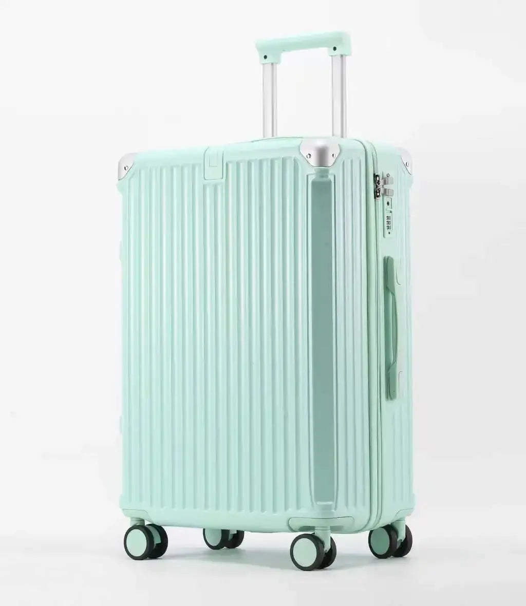 Carry On Luggage Lightweight Large Capacity Wide Handle ,Travel Suitcase Sets Spinner Wheels TravelTimesAwait