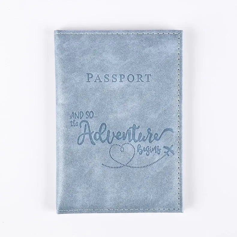 Passport Holder Wallet Cover Travel Essentials Pu Leather Card Case International Travel Accessories for Women/Men TravelTimesAwait