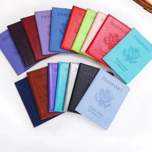 Passport Cover Passport Holder World Map Organizer Protective Card Case Credit Card Holder ID Document Passport Wallet TravelTimesAwait