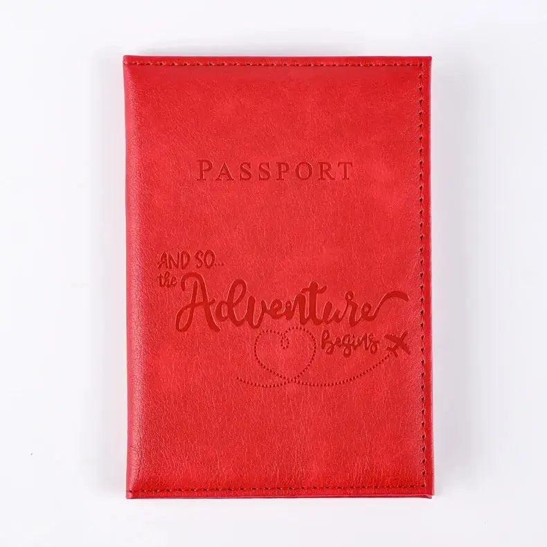 Passport Holder Wallet Cover Travel Essentials Pu Leather Card Case International Travel Accessories for Women/Men TravelTimesAwait
