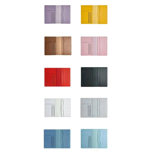 Travel PU Passport Cover High-capacity Multi-function Passport Bag Multiple Card Slots Travel Accessories TravelTimesAwait