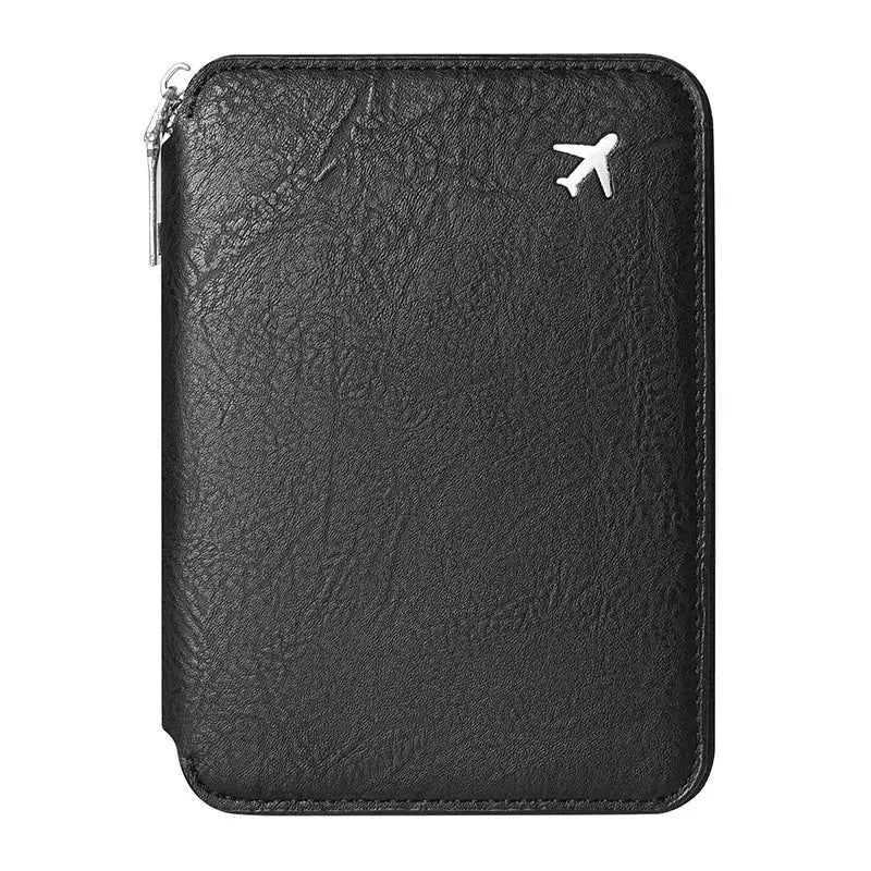 Zipper Document Passport Clip Large Capacity Travel Wallet Ticket Storage Bag Passport Clip TravelTimesAwait