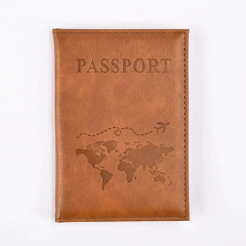 Passport Holder Wallet Cover Travel Essentials Pu Leather Card Case International Travel Accessories for Women/Men TravelTimesAwait