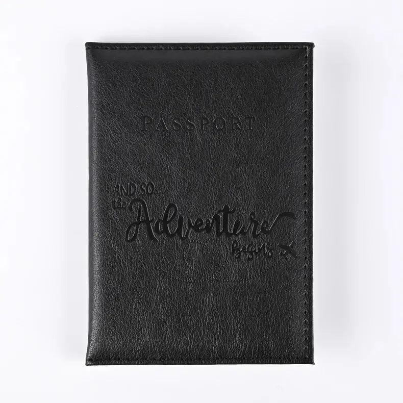 Passport Holder Wallet Cover Travel Essentials Pu Leather Card Case International Travel Accessories for Women/Men TravelTimesAwait