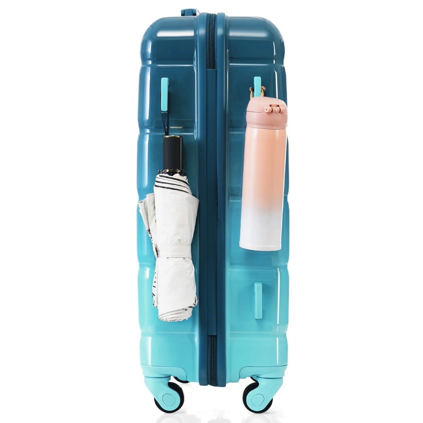 Luggage Set of 3, 20-inch with USB Port, Airline Certified Carry-on