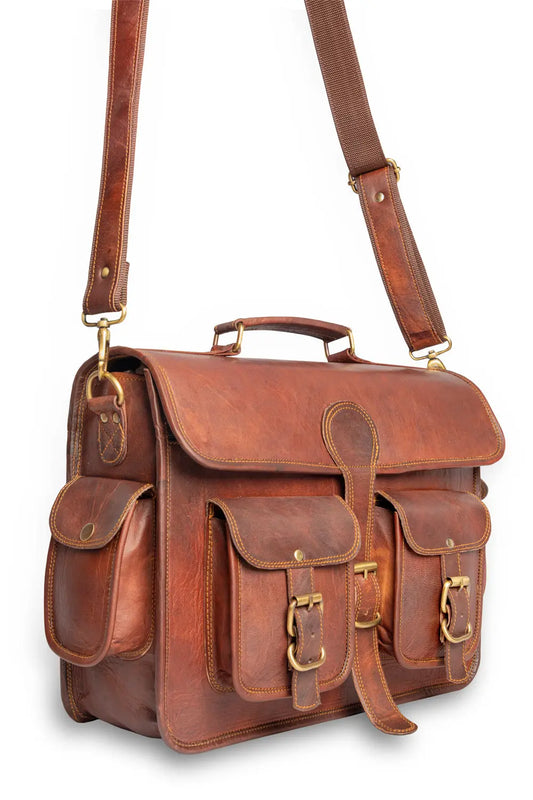 Combo Of 2 , Laptop Messenger bag And Crossbody Gypsy Bag. Salmon Alder