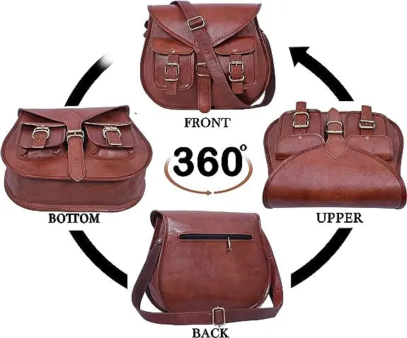 Combo Of 2 , Laptop Messenger bag And Crossbody Gypsy Bag. Salmon Alder