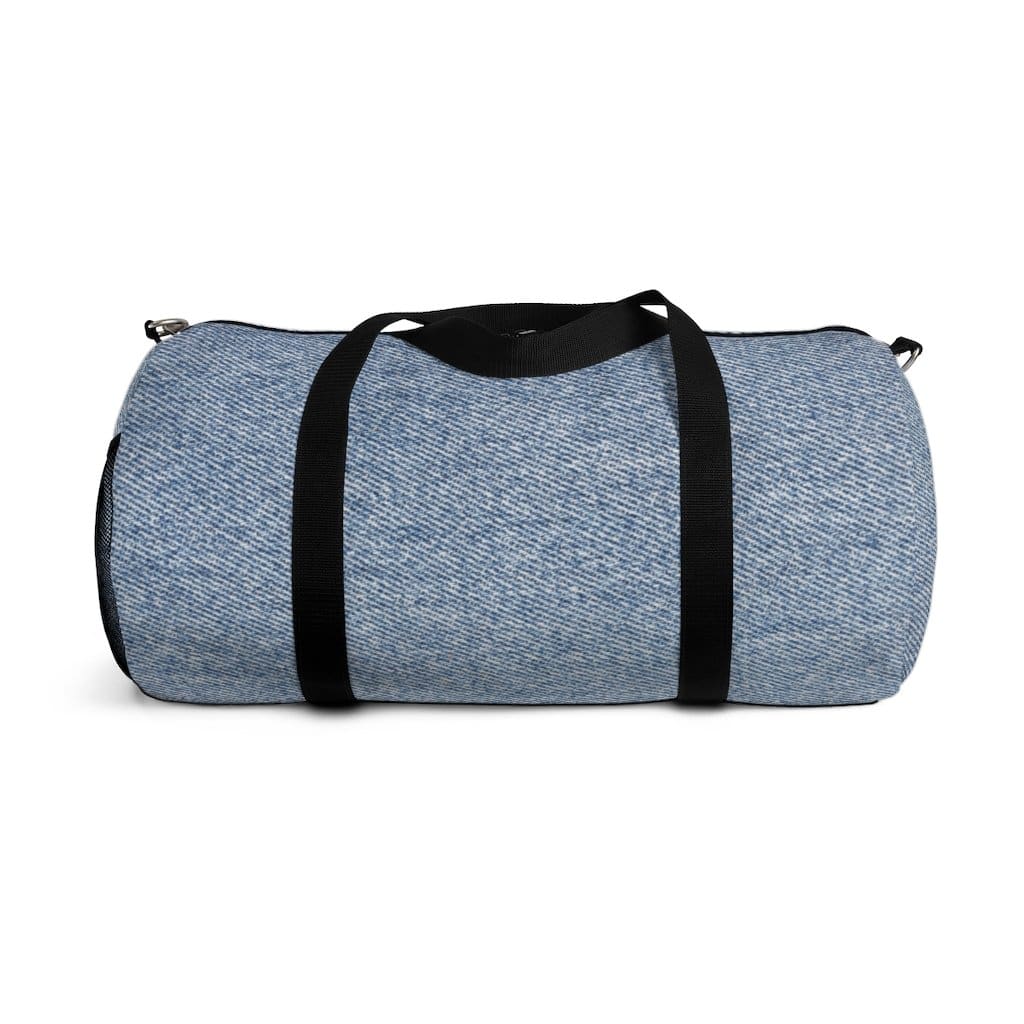 Duffel Bag - Carry on Luggage - Blue Denim