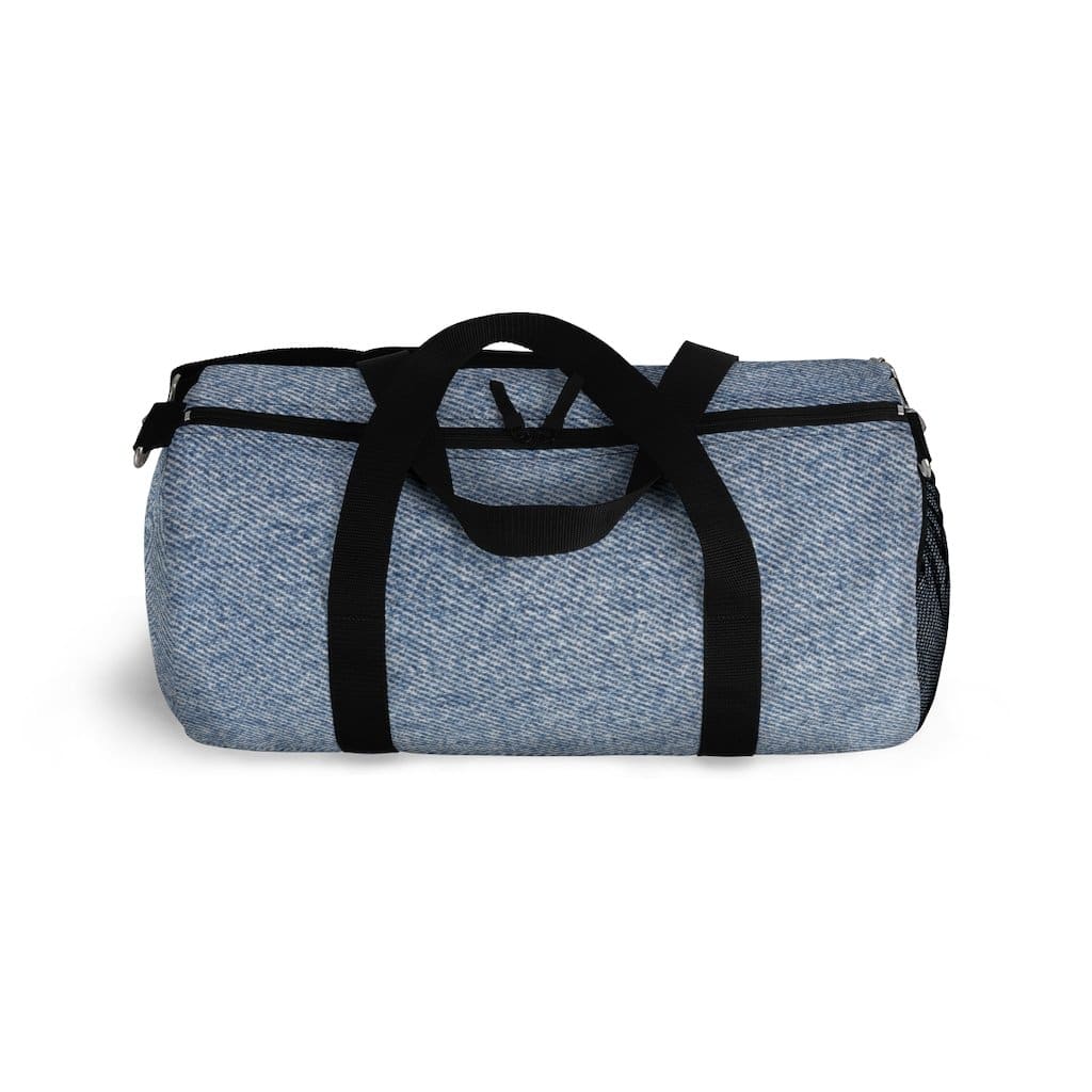 Duffel Bag - Carry on Luggage - Blue Denim