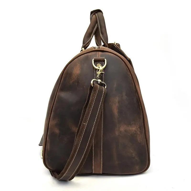The Bjarke Weekender | Handcrafted Leather Duffle Bag Jade Gaia