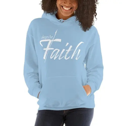 Womens Hoodie - Pullover Hooded Sweatshirt - Graphic/inspire Faith