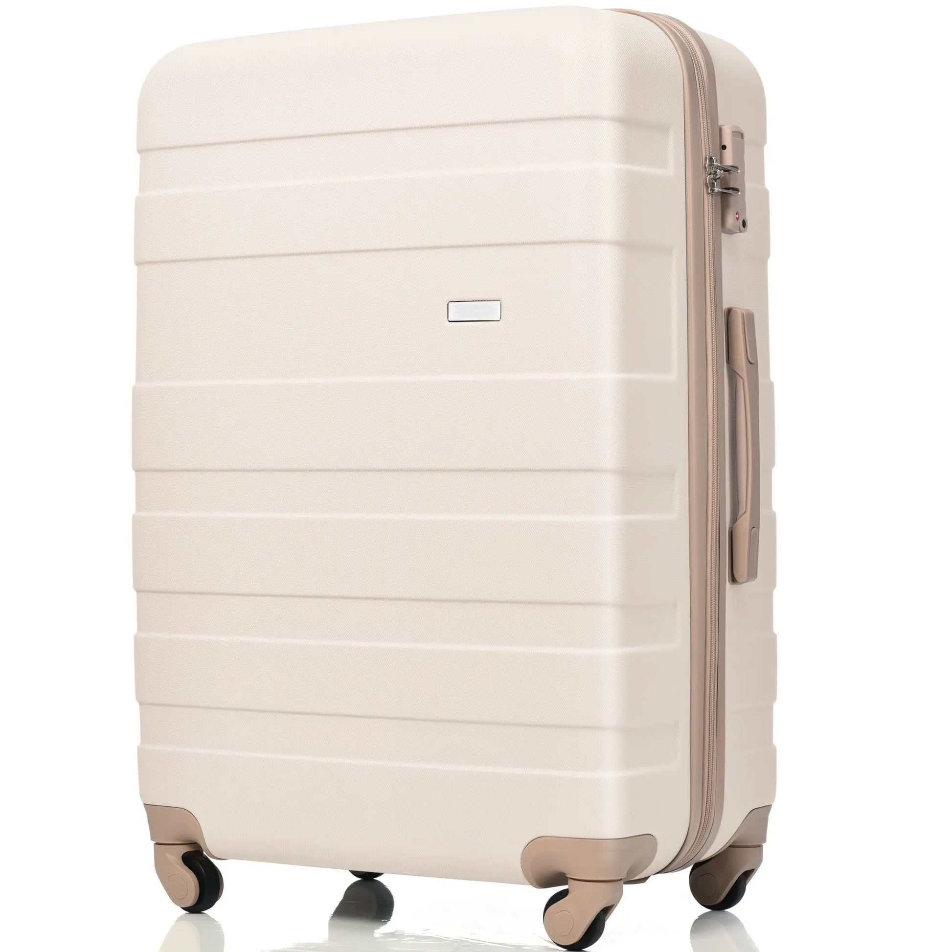 Luggage Sets New Model   ABS Hardshell 3pcs Clearance Luggage Hardside Sangria Beech
