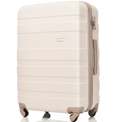 Luggage Sets New Model   ABS Hardshell 3pcs Clearance Luggage Hardside Sangria Beech