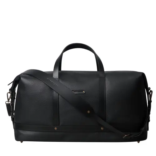 Runway Leather Travel Bag Cyan Beech
