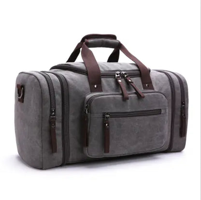 High Quality Waterproof Canvas Travel Duffel Bag For Men Maroon Asteria