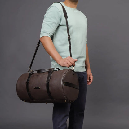 Miami Leather Gym Bag Cyan Beech