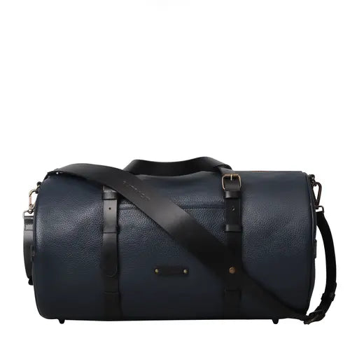Miami Leather Gym Bag Cyan Beech