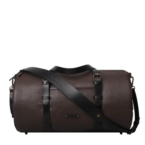 Miami Leather Gym Bag Cyan Beech
