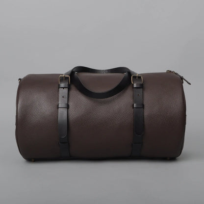 Miami Leather Gym Bag Cyan Beech