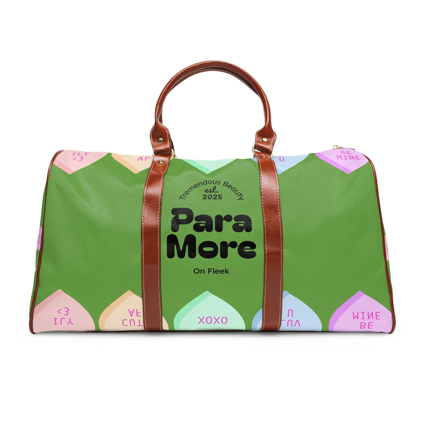 Stylish Waterproof Travel Bag for Adventurers, Carry-On Luggage, Weekend Getaway, Vacation Essentials, Trendy Overnight Tote Printify