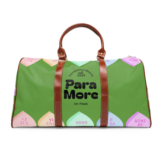 Stylish Waterproof Travel Bag for Adventurers, Carry-On Luggage, Weekend Getaway, Vacation Essentials, Trendy Overnight Tote Printify
