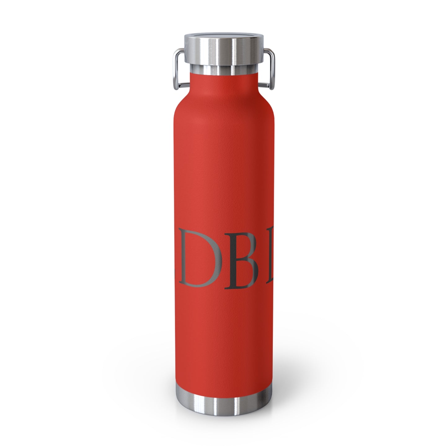 Elegant Copper Insulated Water Bottle - 22oz, Stylish Drinkware, Eco-Friendly Gift, Motivational Quotes, Perfect for Travel, Gym, Yoga
