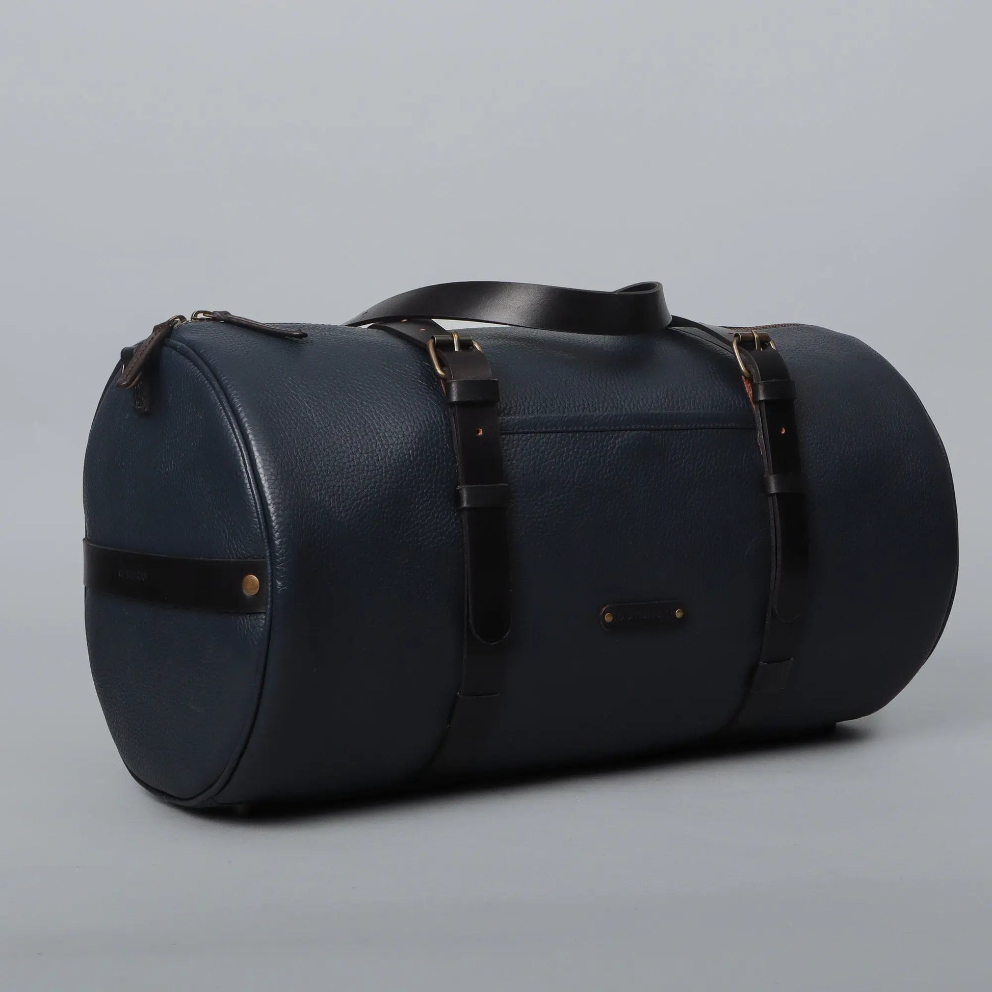 Miami Leather Gym Bag Cyan Beech