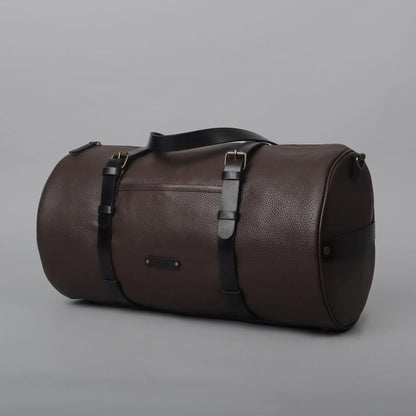 Miami Leather Gym Bag Cyan Beech