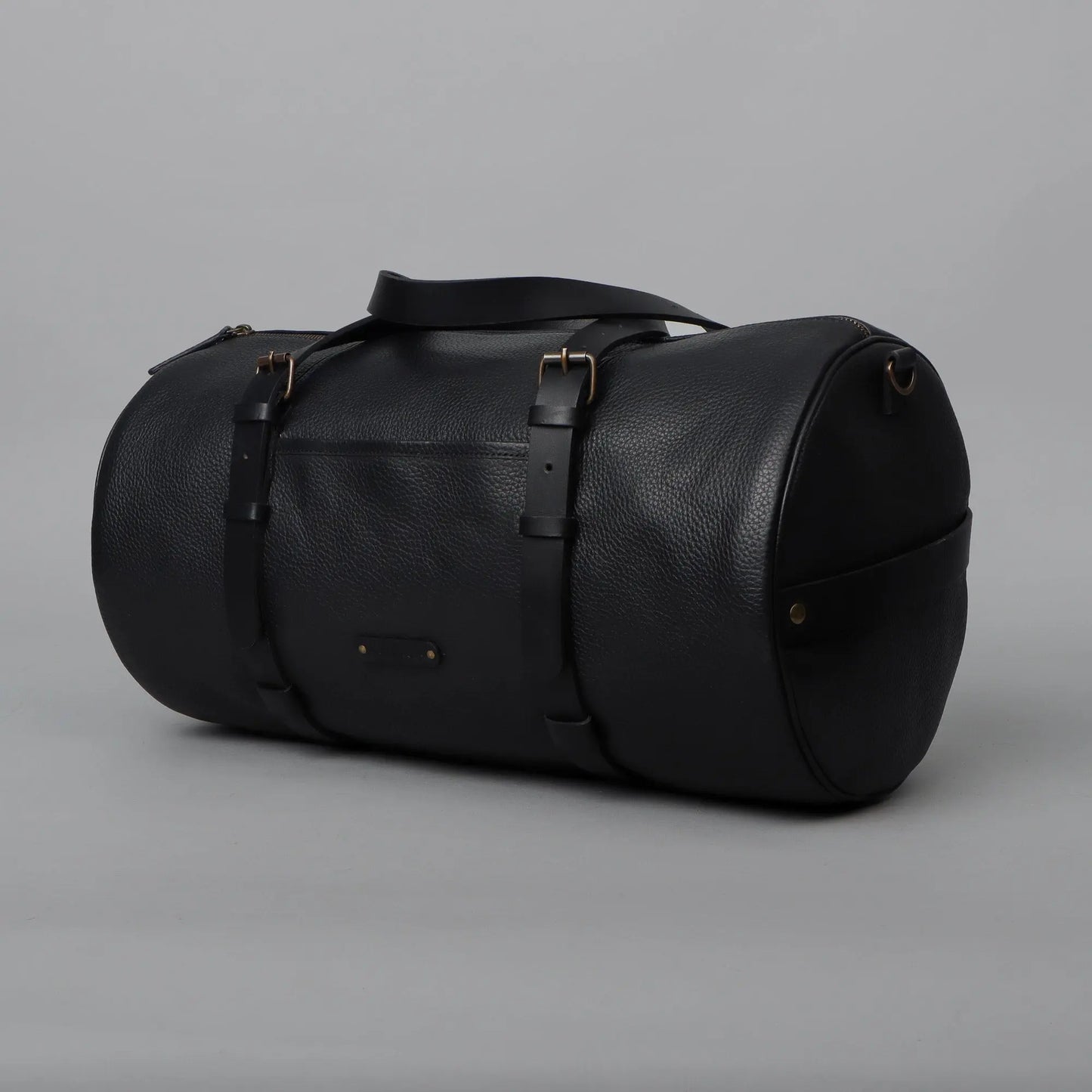 Miami Leather Gym Bag Cyan Beech