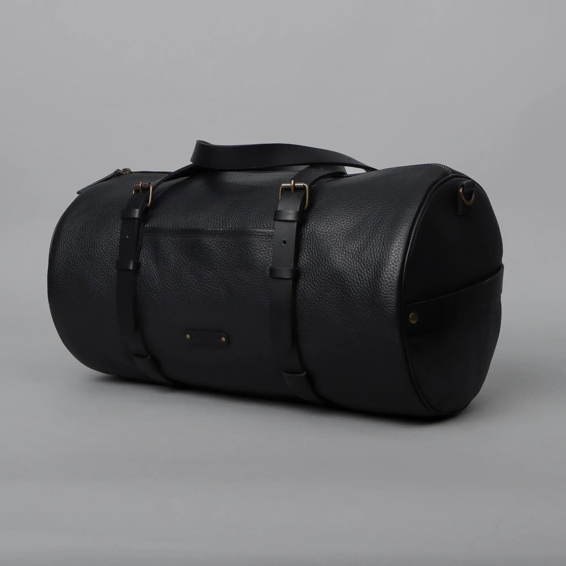Miami Leather Gym Bag Cyan Beech