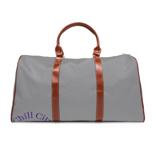 Stylish Waterproof Travel Bag for Adventures, Weekender Bag, Luggage, Travel Tote, Outdoor Activities, Chill City